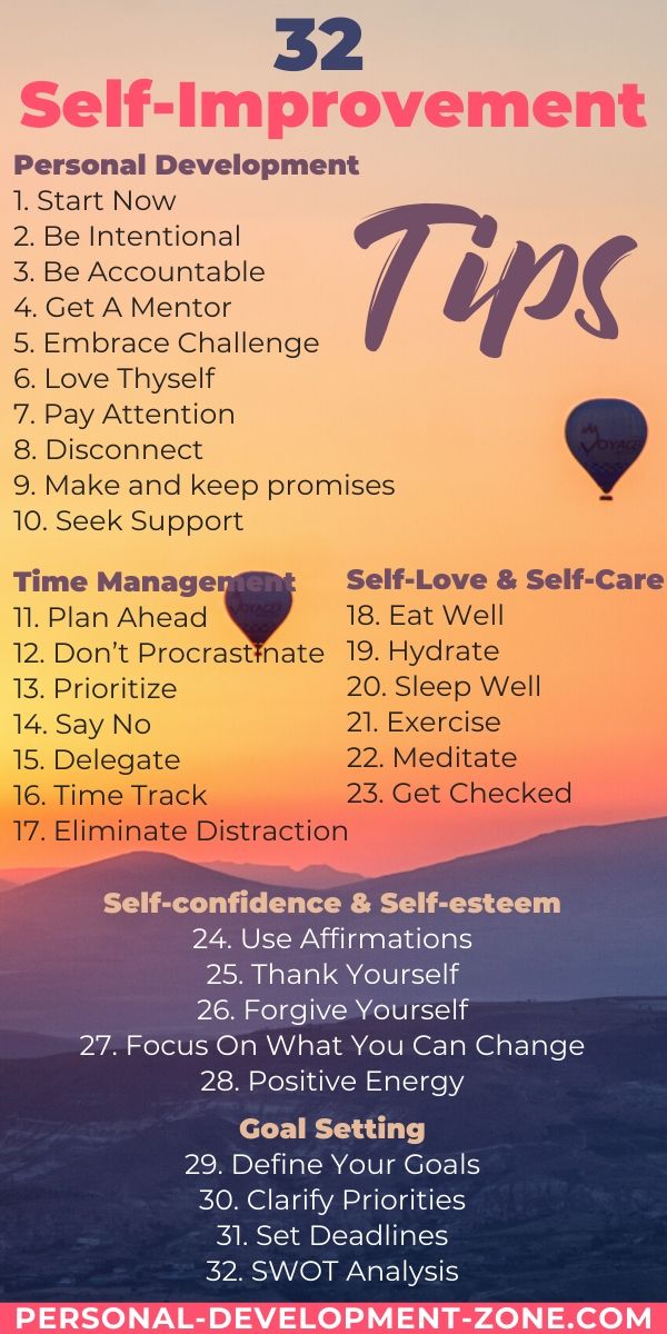 32 Self Improvement Tips To Skyrocket Your Success In 2023