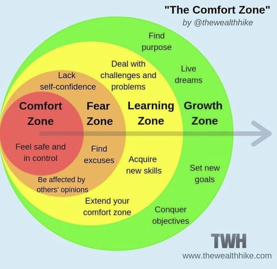 Success is beyond Your Comfort Zone